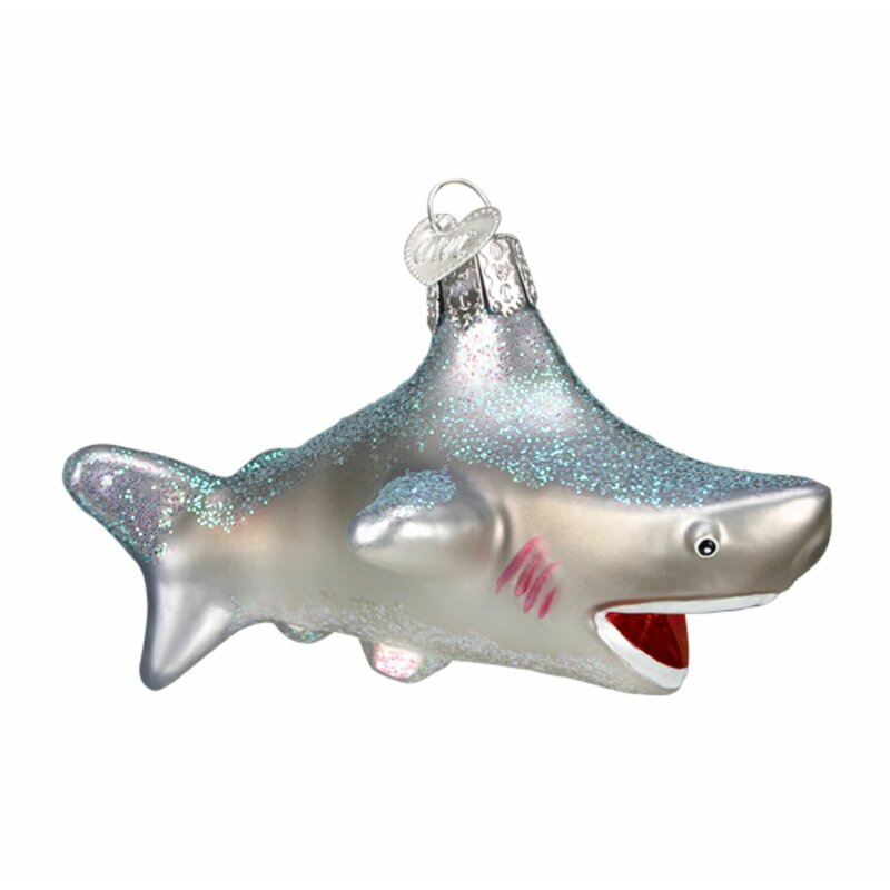 Old World Christmas Shark Hanging Figurine Ornament